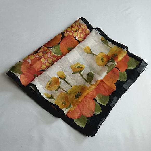 Symphony Silk Scarf. - Picture 8 of 9